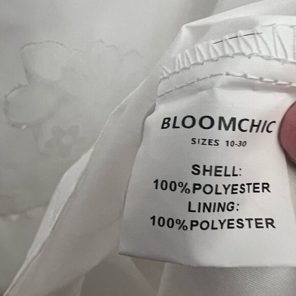 Bloomchic Short Sleeve Top White - Picture 5 of 6